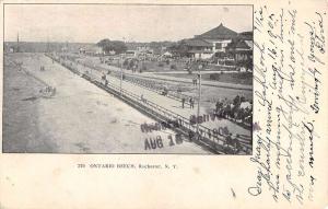 Rochester New York Ontario Beach Birdseye View Antique Postcard K76918