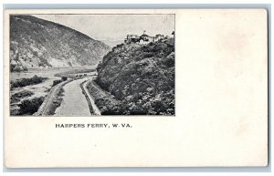 Harpers Ferry West Virginia W.VA Postcard Country Road Cliff House Scene c1905's