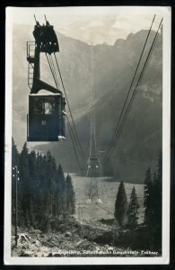 dc1999 - SWITZERLAND Engelberg 1938 Schwebepbahn. Real Photo Postcard