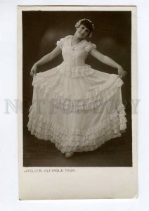 3013048 Dancer BALLERINA Ballet Old REAL PHOTO Riga Alf Pole