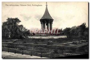 Old Postcard The Arboretum Chinese Bell Nottingham