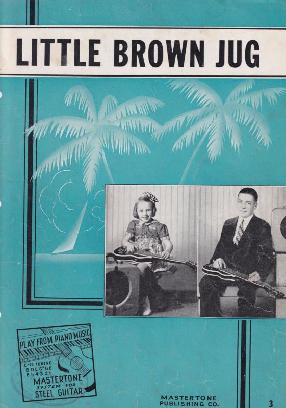 Little Brown Jug My Bonnie 2x Mastertone Guitar Learn WW2 Sheet Music