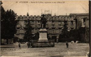 CPA AVIGNON - Statue de Crillon capitaine et ai d'Henri IV (511628)