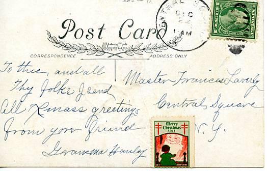 Greeting - Christmas. Santa Claus