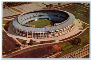 1969 Atlanta Sports Falcons Stadium Braves Atlanta Georgia GA Vintage Postcard
