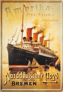 SS Kaiser Wilhem Der Groose Norddeutscher Lloyd Ship 