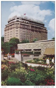 View of Rainbow Gardens and Hotel Sheraton Brock, NIAGARA FALLS, Ontario, Can...