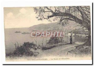 Villefranche Old Postcard The harbor and & # 39escadre