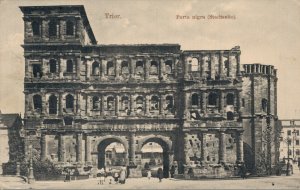 Germany Trier Porta Nigra Stadtseite Vintage Postcard 07.98