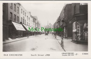 Sussex Postcard - Old Chichester, South Street c1923 (Repro) - RS31700