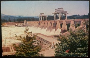 Vintage Postcard 1950's Bonneville Dam, Columbia River, Oregon (OR)