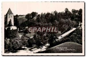 Old Postcard Friborg Gotteron The Bridge