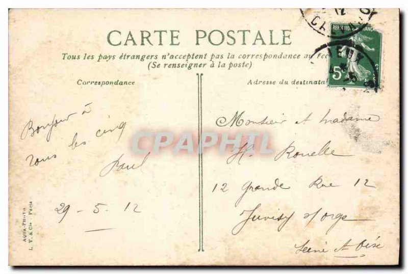 Old Postcard Lisieux Touques to Compfranc