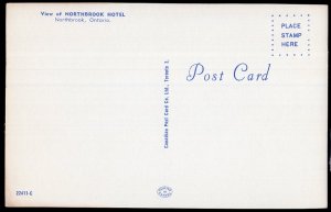 Canada Ontario NORTHBROOK HOTEL with older Volkswagen Car 1950s-1970s Chrome