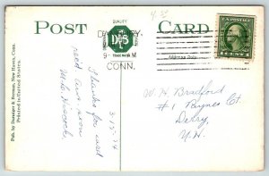 Danbury  Connecticut  Telephone Building  Postcard