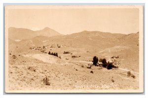 RPPC Birds Eye View Silver City Nevada NV UNP Postcard V7