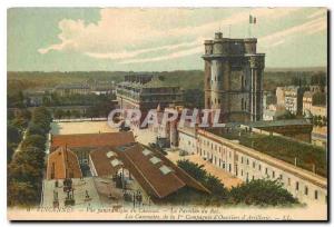 Postcard Old Vincennes panoramic view of Chateau Le Pavillon du Roi Castemate...