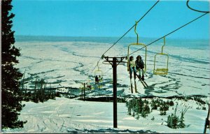 Red Lodge Mountain Sky Ride Red Ledge Montana Postcard PC192