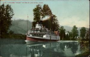 ST JOE RIVER ID Steamer Steamship c1910 Postcard