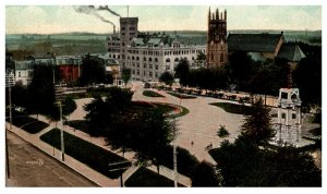 Montreal  Dominion Square , Windsor Station, St.George's Church