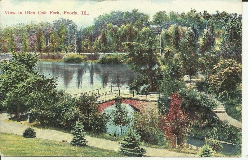 Peoria, Ill., View In Glen Oak Park