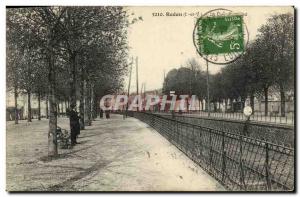 Old Postcard Redon Train Station Way ferree