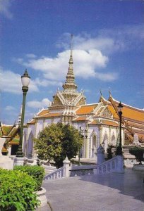 Thailand Bangkok View Of Temple Phra Keo