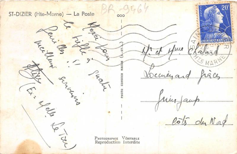 BR9464 St Dizier La poste  france