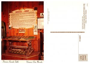 Famous Suicide Table, Virginia City, Nevada 7974