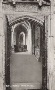 Cambridgeshire Postcard - Ely Cathedral - South Choir Aisle  RS24643