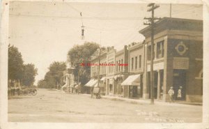 MN, Windom, Minnesota, RPPC, 10th Street, Business Section, Photo