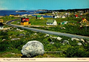 Canada Nova Scotia View Of The Rugged Coastline