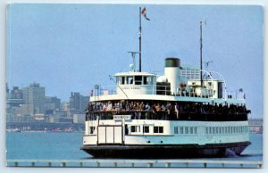 TORONTO ISLAND FERRY, Ontario Canada ~ THOMAS RENNIE Pre Stamped Postcard