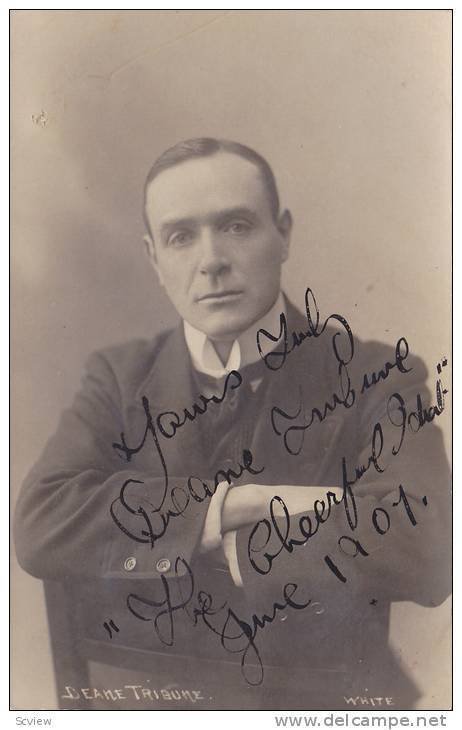 RP: Actor , Deane Tribune (Autographed) , 1907