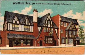 Postcard HOTEL SCENE Indianapolis Indiana IN AM1916