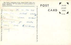 1915-30 Unposted Printed Postcard Big Butte, Butte, Montana MT & Town View 