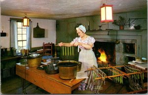 Massachusetts Old Sturbridge Village Candle Making At The Fitch House