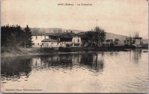 France Anse Rhone Le Colombier Vintage Postcard C087
