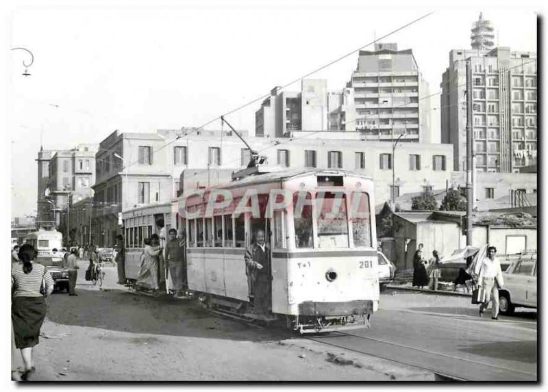 Postcard Modern Tramzug der Zwanziger Jahre mit Herkunft Belgischer auf der L...