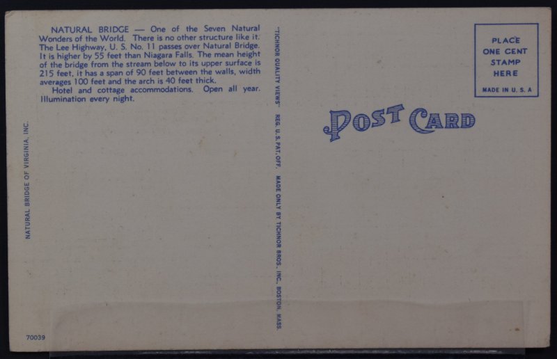 Natural Bridge, VA - In Winter