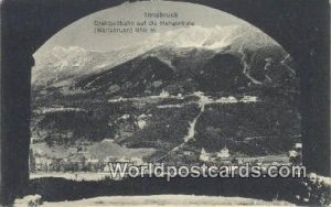 Drahtseilbahn auf die Hungerburg Innsbruck Austria Unused 