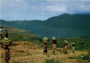 CPM AK The Batur Lake and the Mt.Abang of Bali INDONESIA (726972)