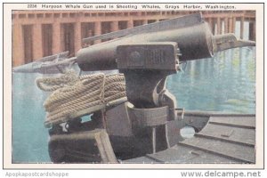 Harpoon Whale Gun Used In Shooting Whales Grays Harbor Washington