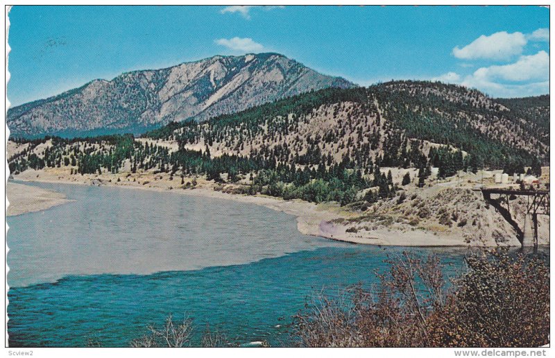 Meeting of the Thompson and Fraser Rivers at Lytton,  B.C.,  Canada,  PU_40-60s