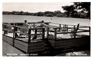 Wisconsin Chetek , Jenness Resort , Sun Deck