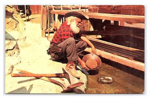 Knott's Berry Farm Prospector Panning Gold Buena Park California Postcard