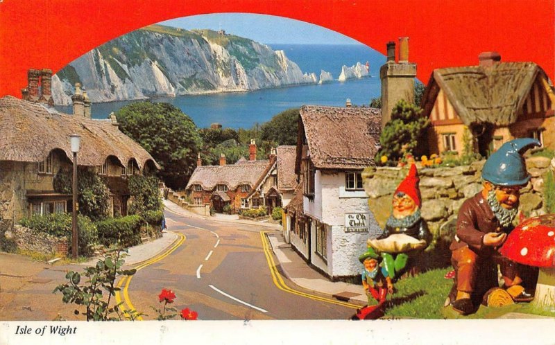 ISLE OF WIGHT Old Village, Shanklin Blackgang Gnomes UK c1960s Vintage Postcard