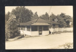 RPPC LAKEWOOD WISCONSIN BAR TAVERN VINTAGE REAL PHOTO POSTCARD