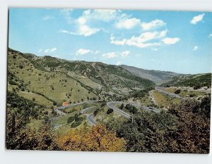 Postcard Strada del Passo del Muraglione, Curve sul versante romagnolo, Italy