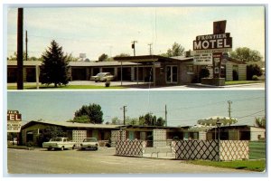c1960's Frontier Motel Exterior Roadside Caldwell Idaho ID Unposted Postcard